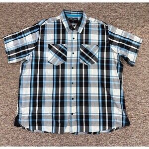 Men’s 3XL Button Down Short Sleeve Shirt Button up Dress Shirt Big & tall